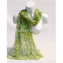 Fashion women 100 cotton floral scarf